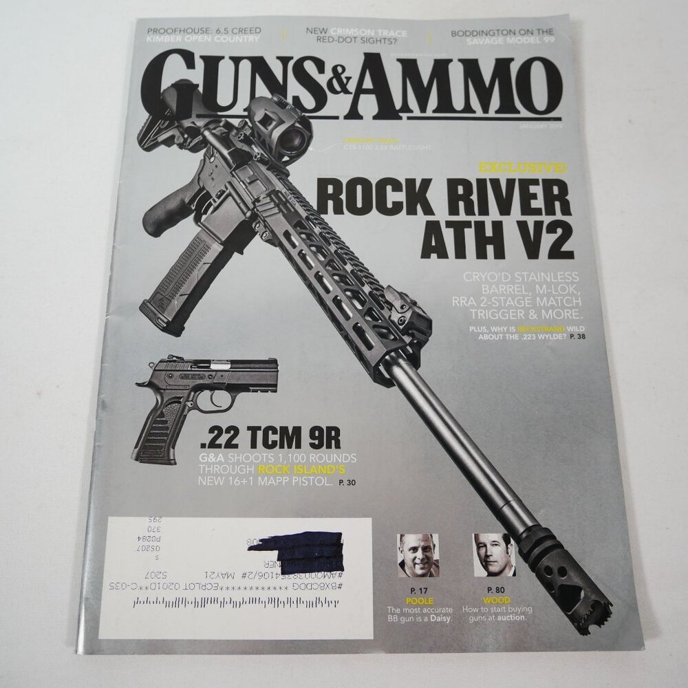 Guns & Ammo Magazine Assorted Lot Of 8 Issues from 2019-20 - Picture 2 of 16